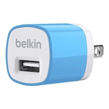 מטען קיר USB מקורי belkin תכלת