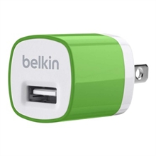 מטען קיר USB מקורי belkin ירוק בהיר
