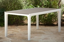 שולחן מתקפל הרמוני בצבע לבן וקפוצ''ינו Harmony