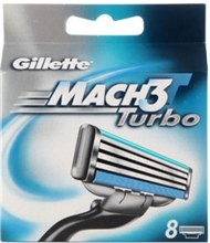 ג''ילט מאך 3 טורבו סכיני גילוח 8 סכינים