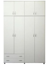 ארון 4 דלתות 2 מגירות איכותי דגם 707+710 