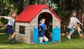 ‏כתר פלסטיק 17202656 בית ילדים מתקפל