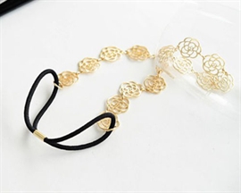 Rose Flower Elastic Hair Band Headband