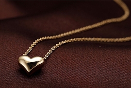  Women  Fashion Necklace heart