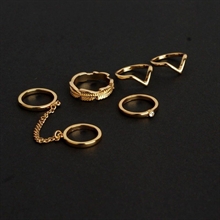 Fashion 6pcs set rings