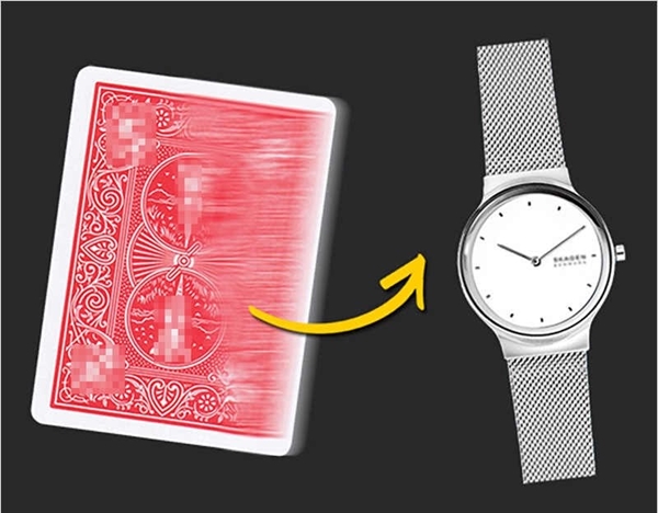 קלף הופך לשעון יד