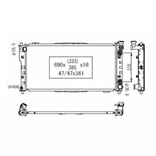 רדיאטור למזדה 626 92-02 (3912)